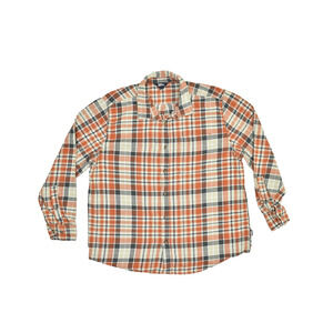 Eddie Bauer Mens XXL Plaid Flannel Shirt Size XXL Long Sleeve